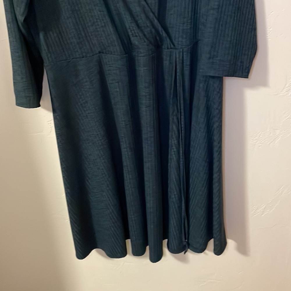 Torrid navy faux wrap dress size 2 - Picture 6 of 12